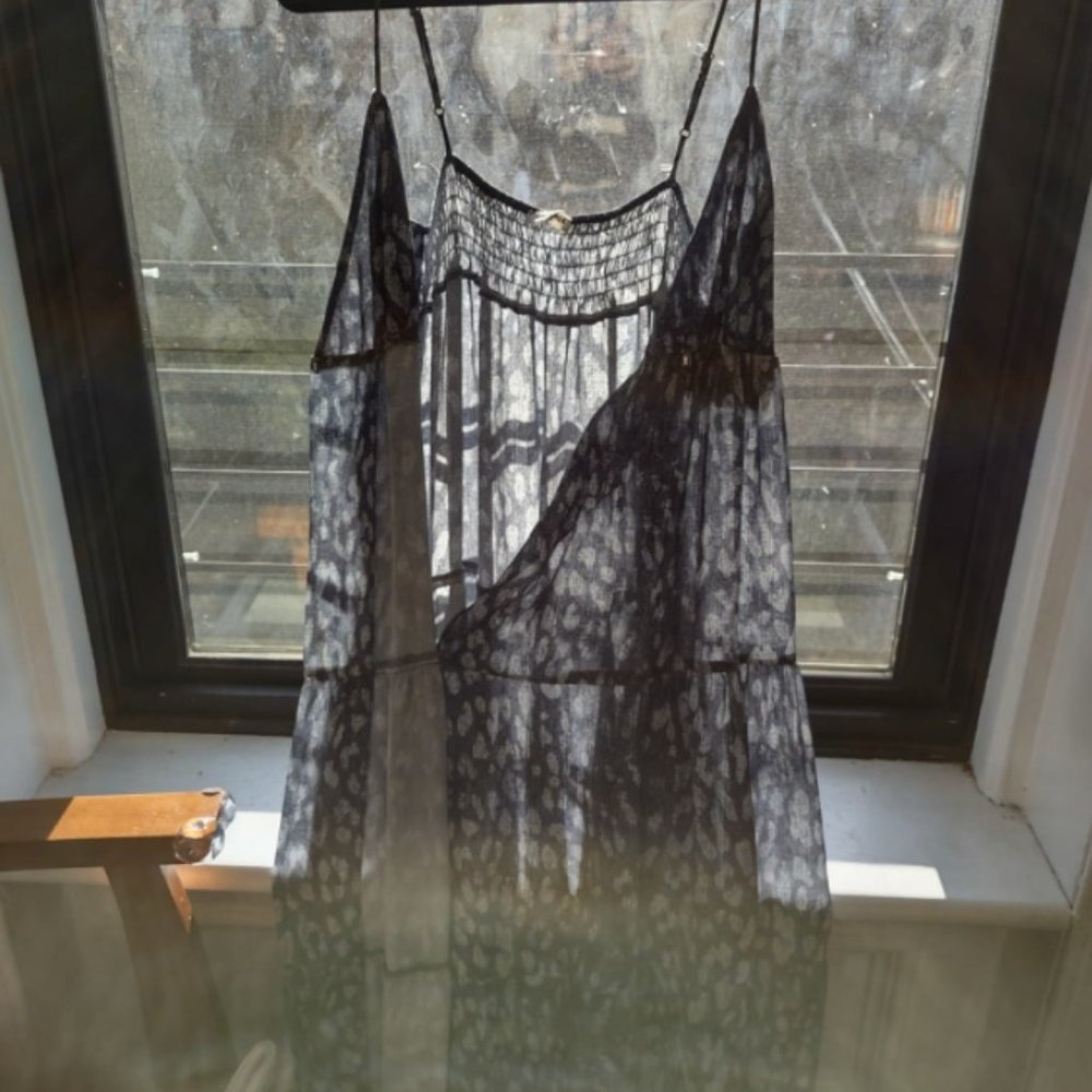 L'AGENCE maxi flowy dress